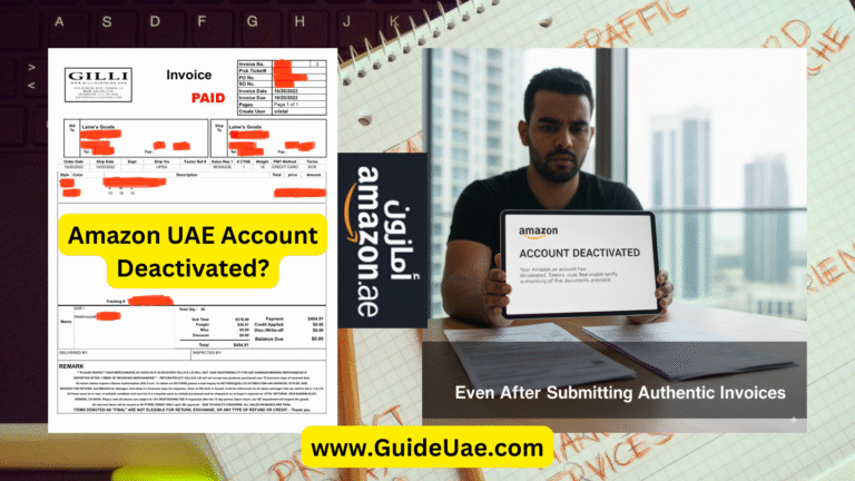 Amazon UAE Account Deactivated Even After Submitting Authentic Invoices